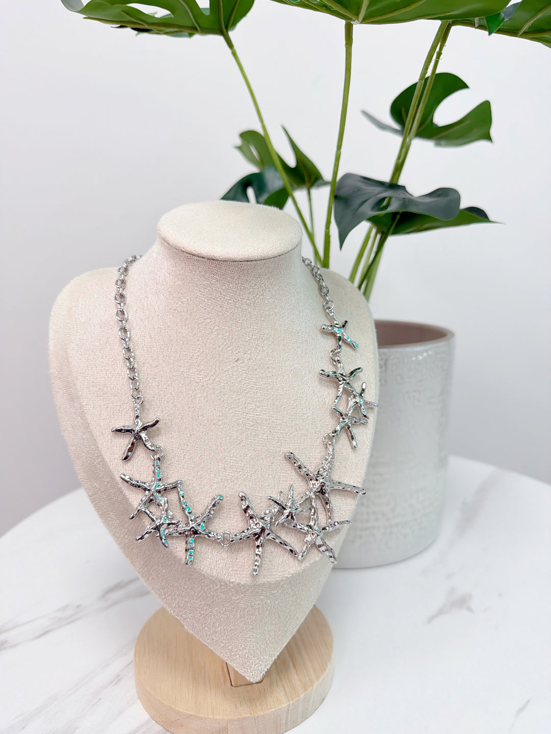 Starfish Necklace - Silver