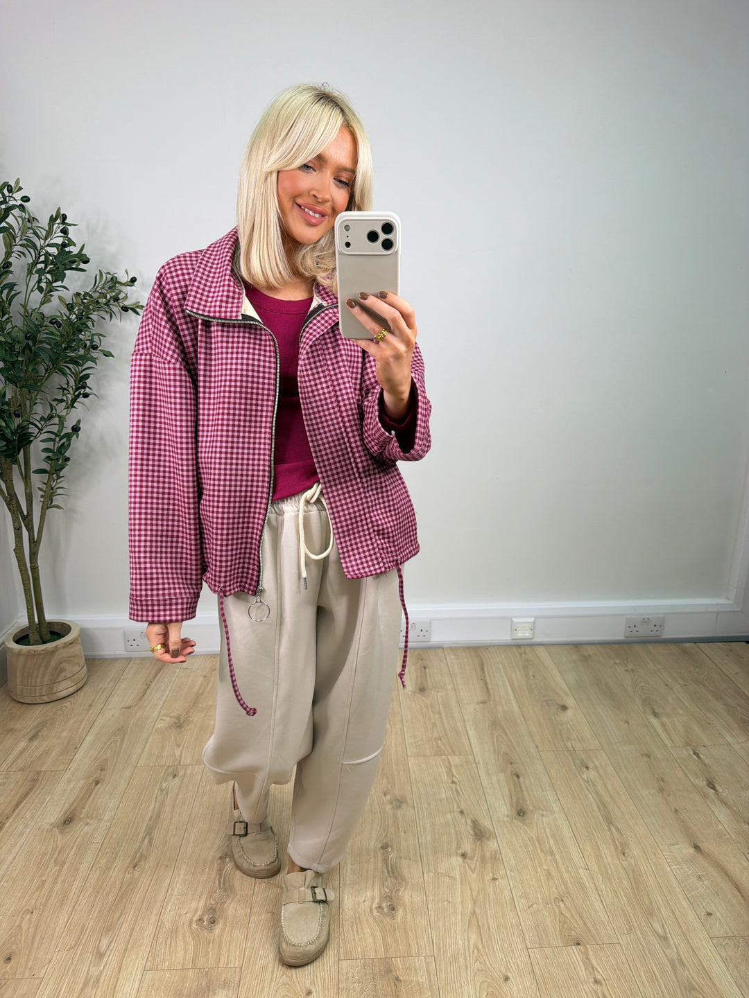 Azalea Soft Suede Bomber Jacket