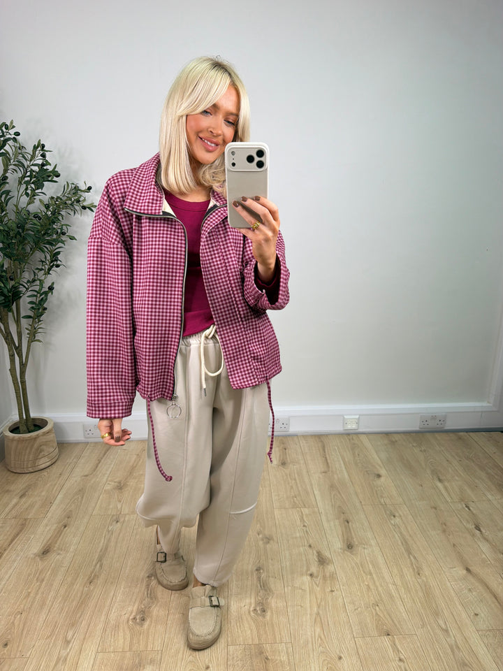 Azalea Soft Suede Bomber Jacket