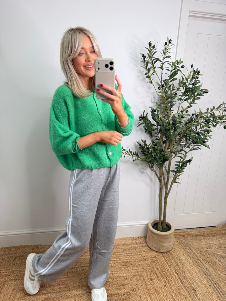 Kassia Cardigan - Shamrock Short Sleeve