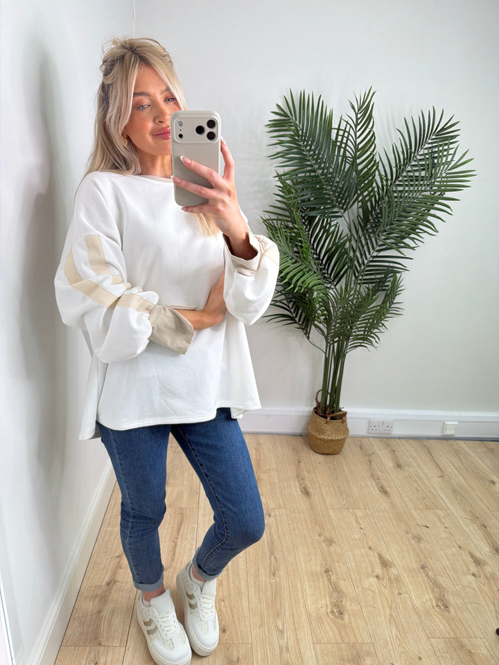 Lenette Sweatshirt - White