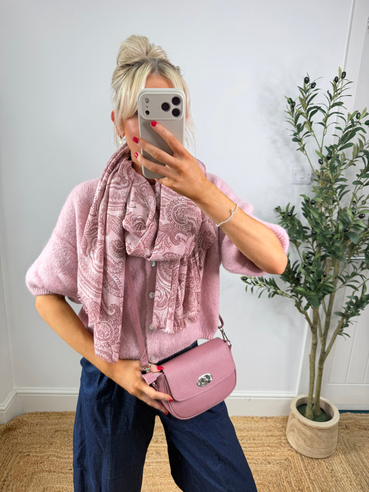 Paisley Scarf - Pink