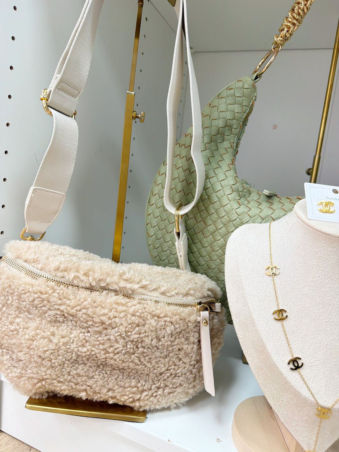 Teddy Sling - Cream