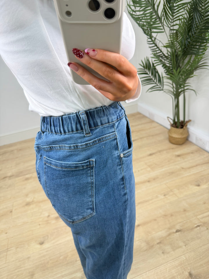 Design Jeans - Wide Leg Mid Wash