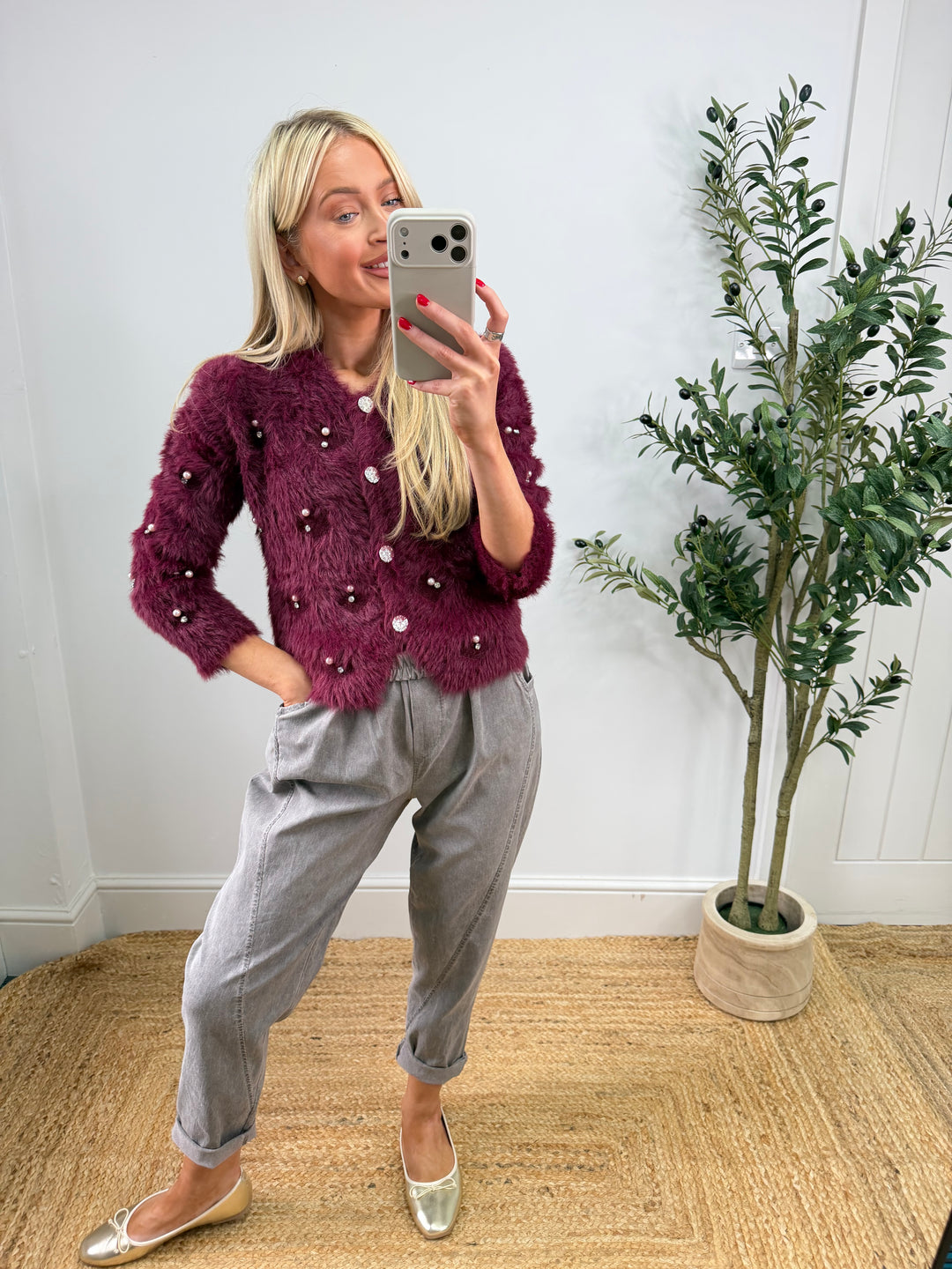Skye Knit - Wine