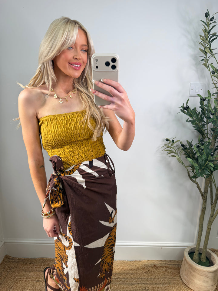 Boob Tube Top - Mustard