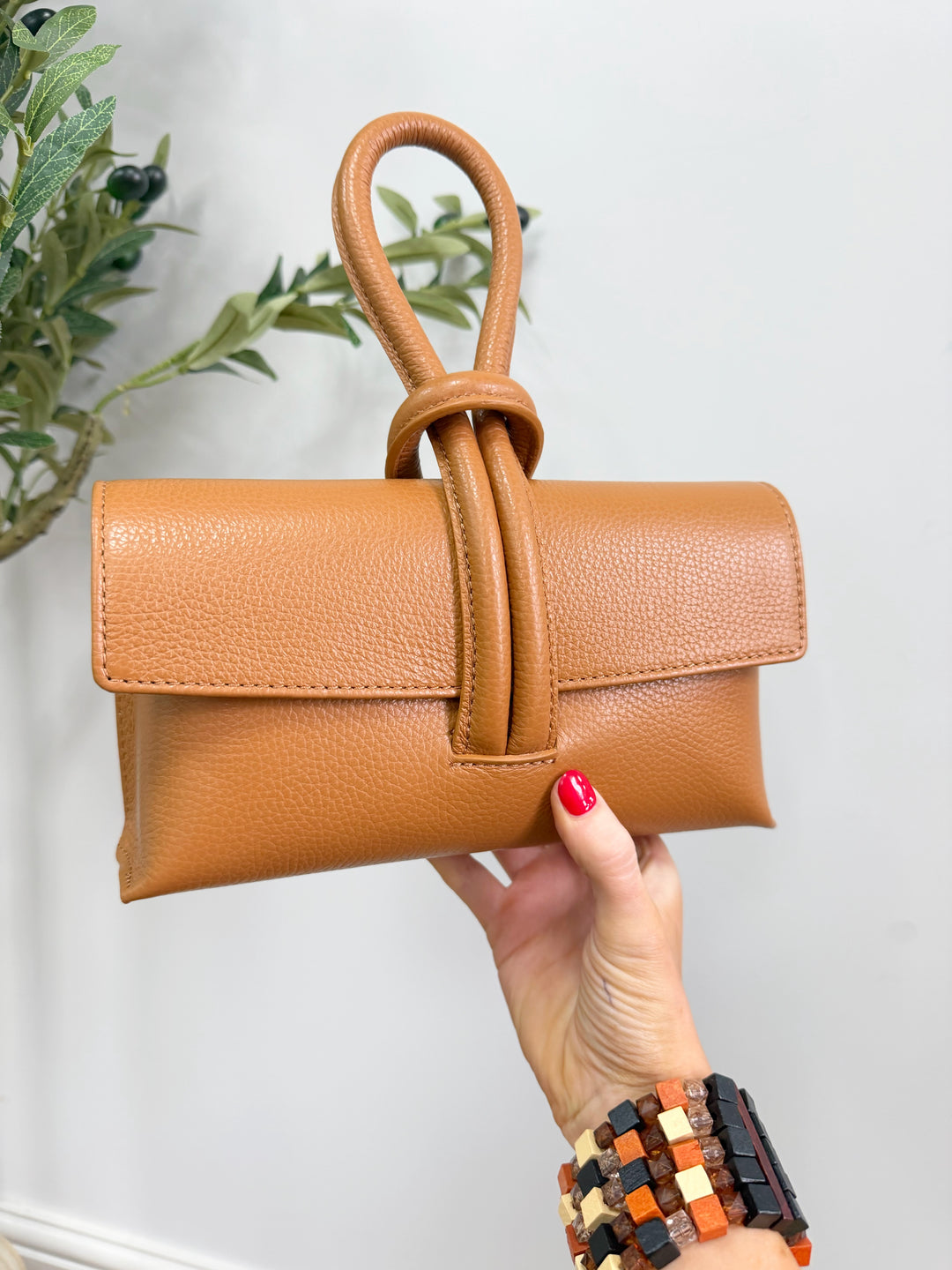 Loop Bag - Real Leather Tan