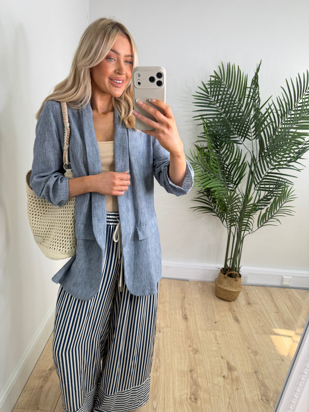 Olsen Blazer - Denim Blue