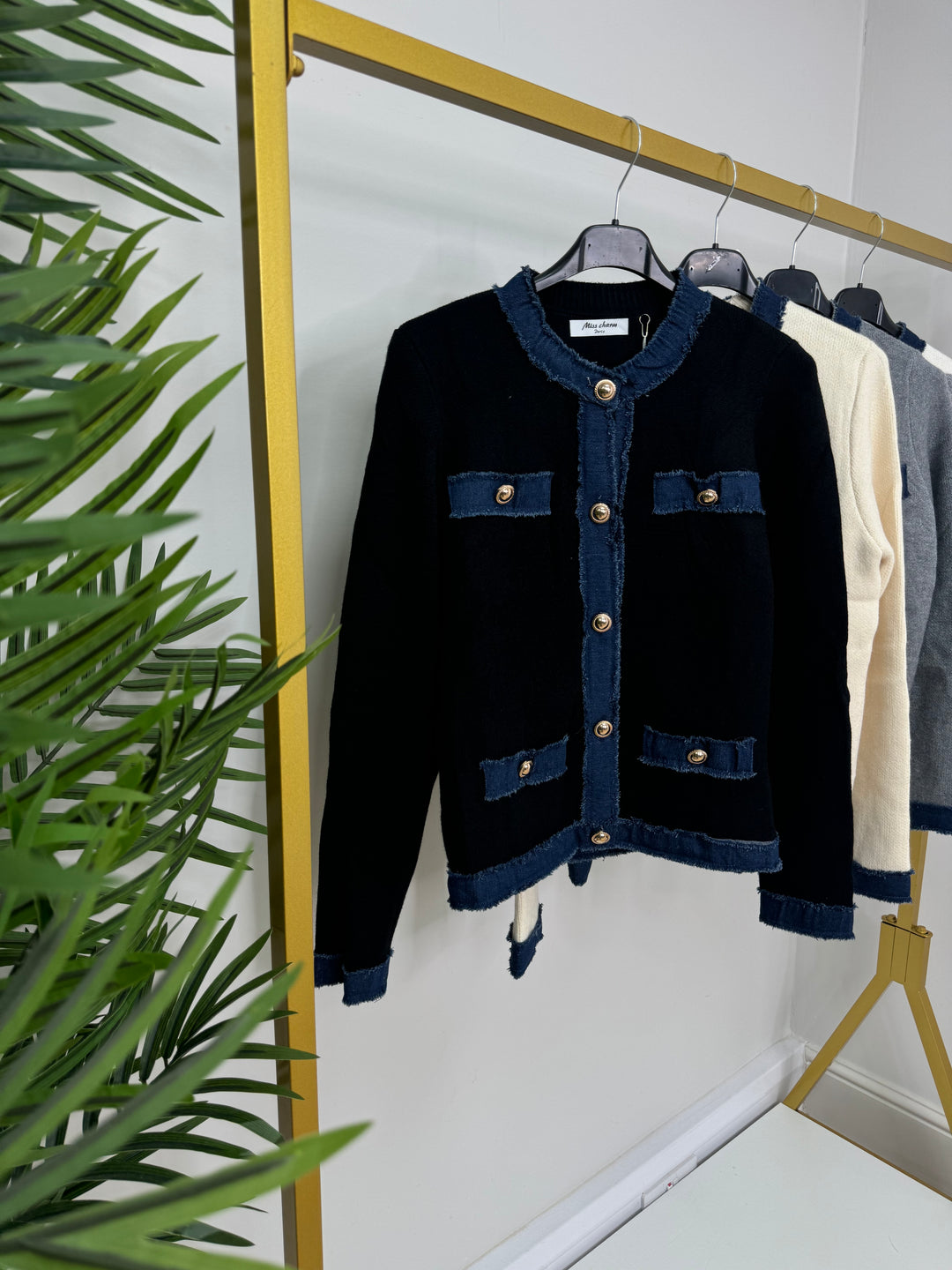 Freya Plain Jacket - Black