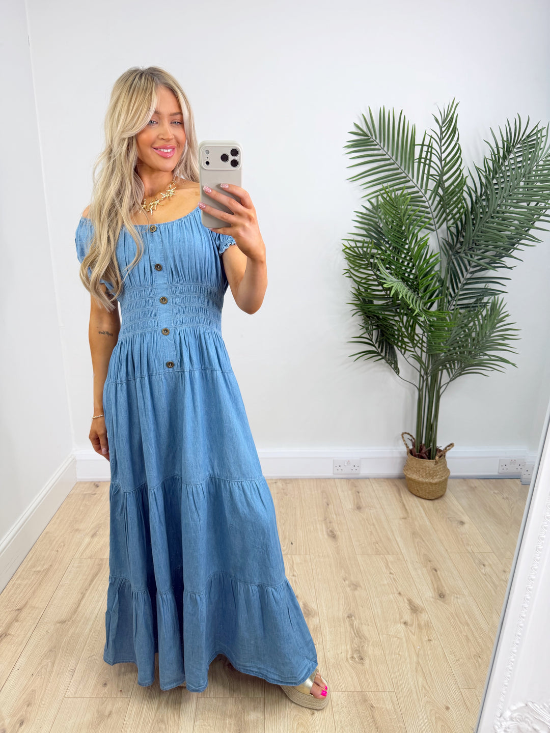 Dia Denim Magic Dress - Maxi