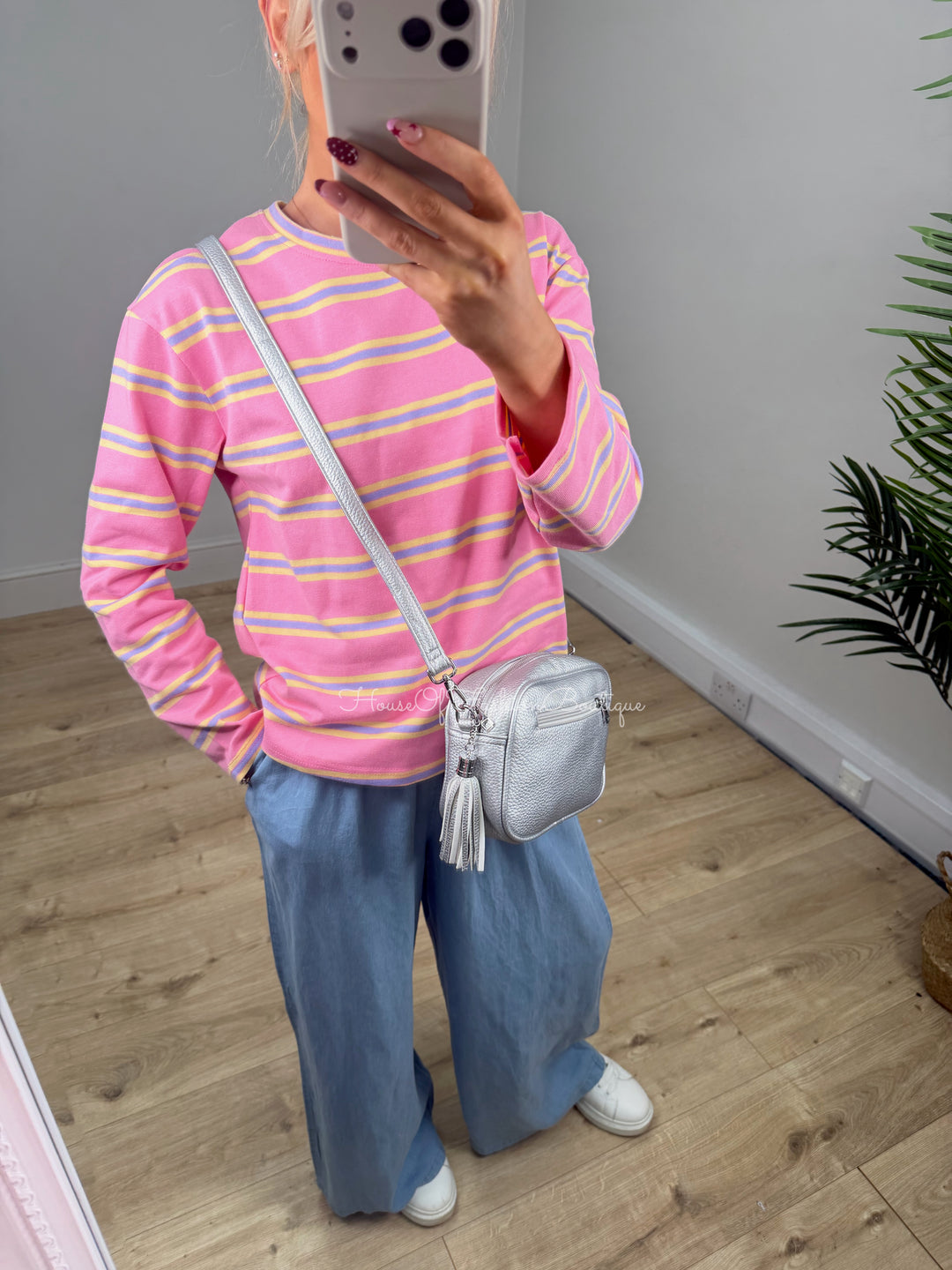 Briella Sweatshirt Tshirt - Pink