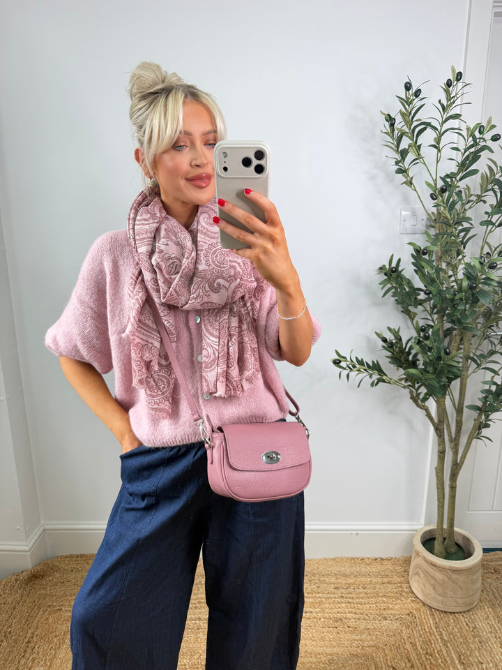 Paisley Scarf - Pink