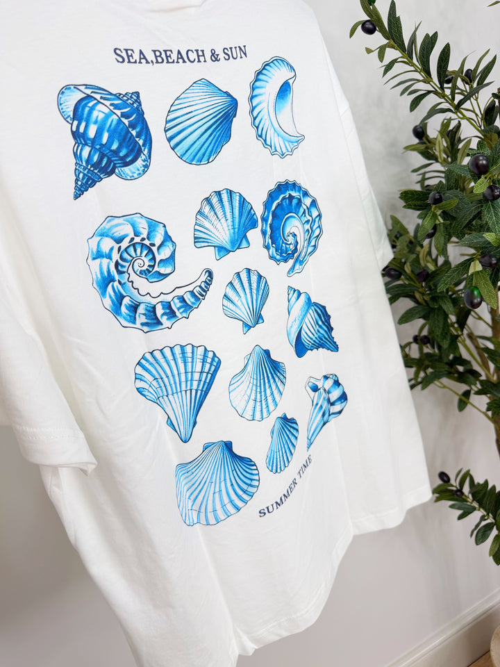 Seashell Tee - Blue