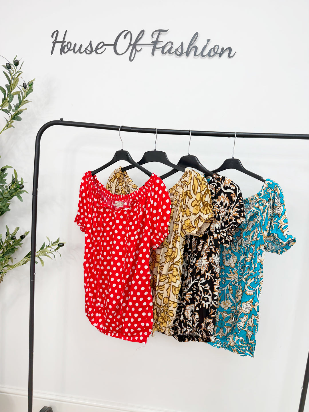 Bardot Top - 4 Colour
