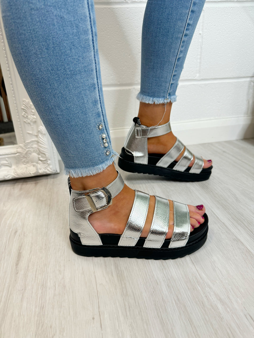 Doc Sandals - Silver