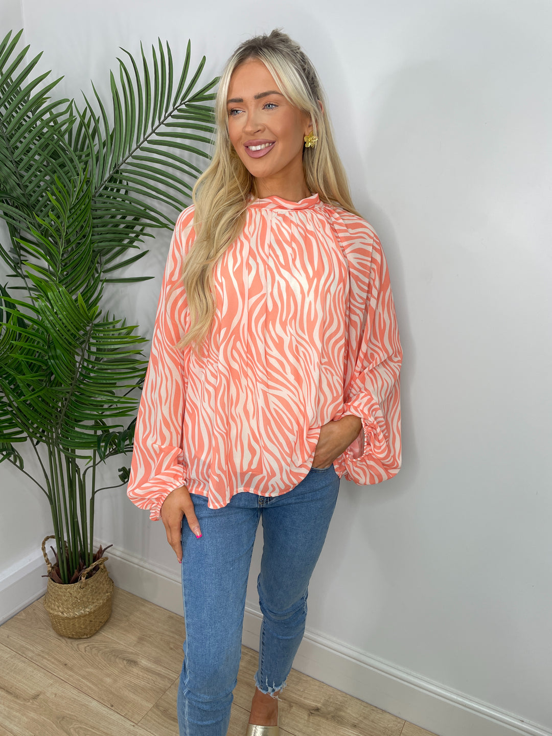 Karlee Blouse - Coral