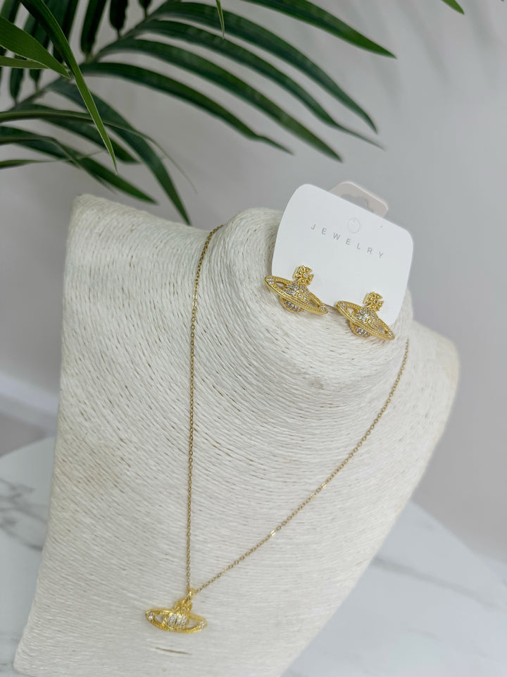 Viv Necklace & Earrings