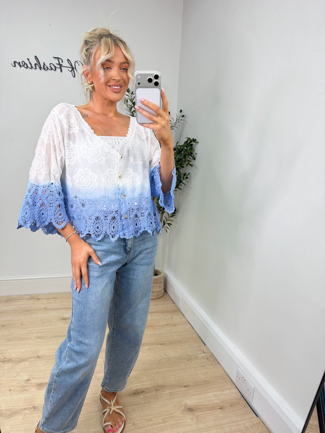 Tabitha Tiedye Crochet Cardigan