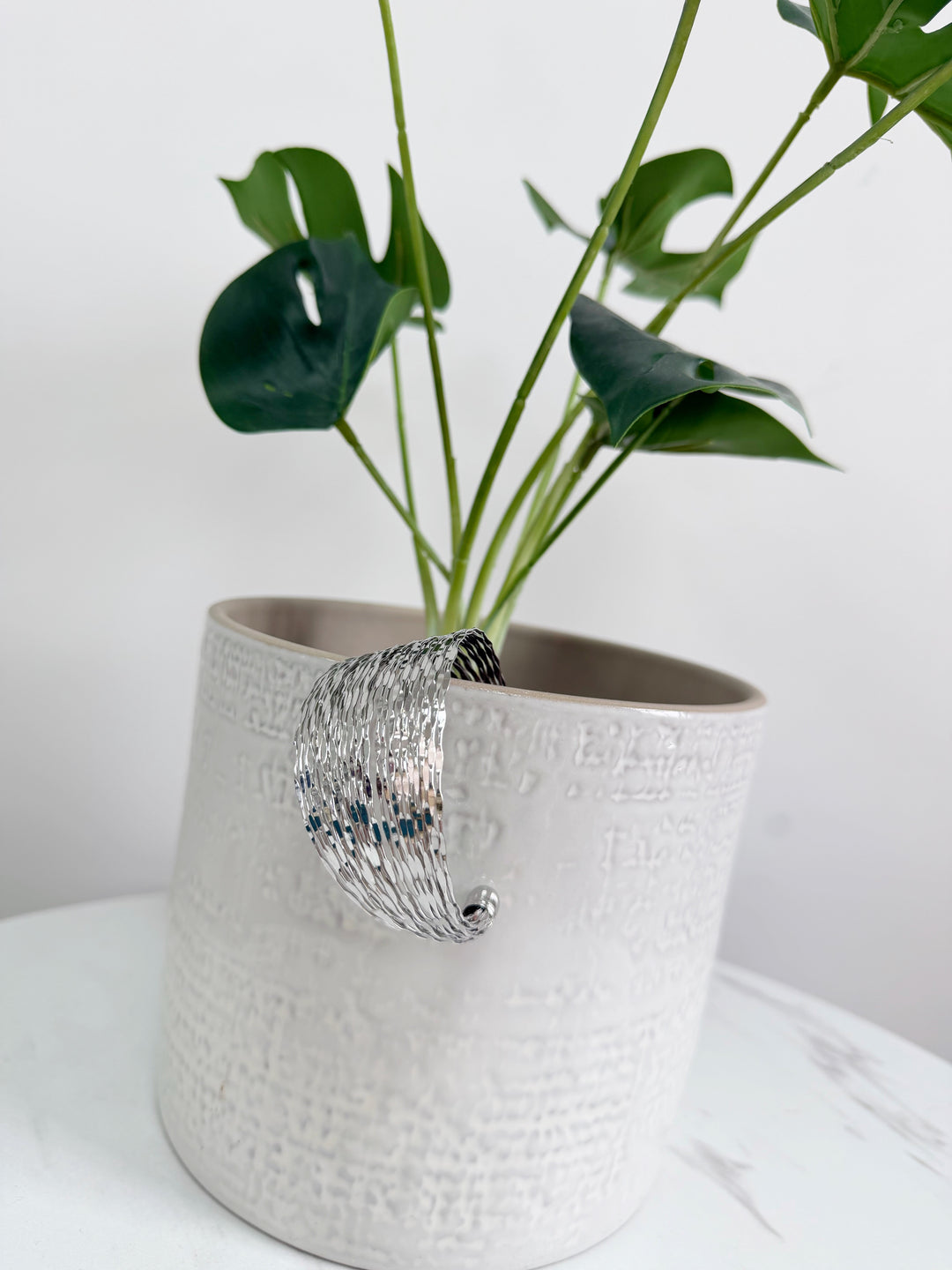 Spiral Bangle - Silver