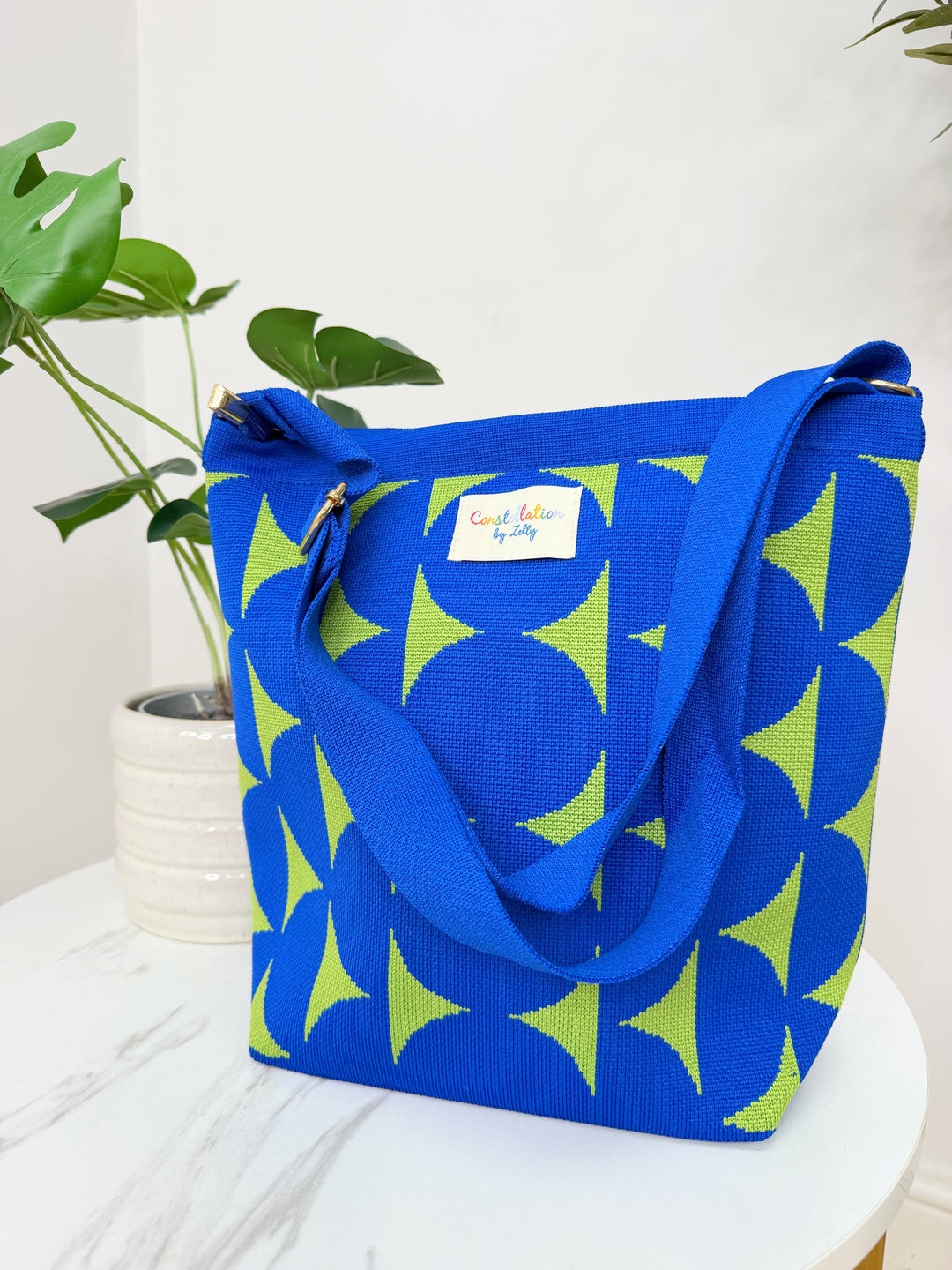 Zelly Bag - Green & Blue
