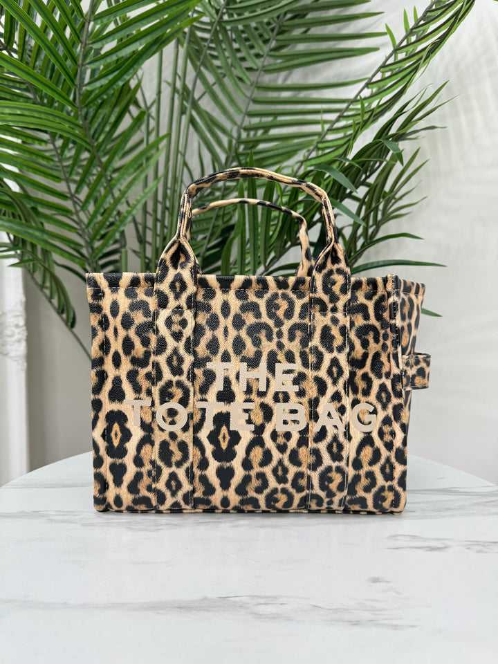 Leopard Tote Bag - Medium