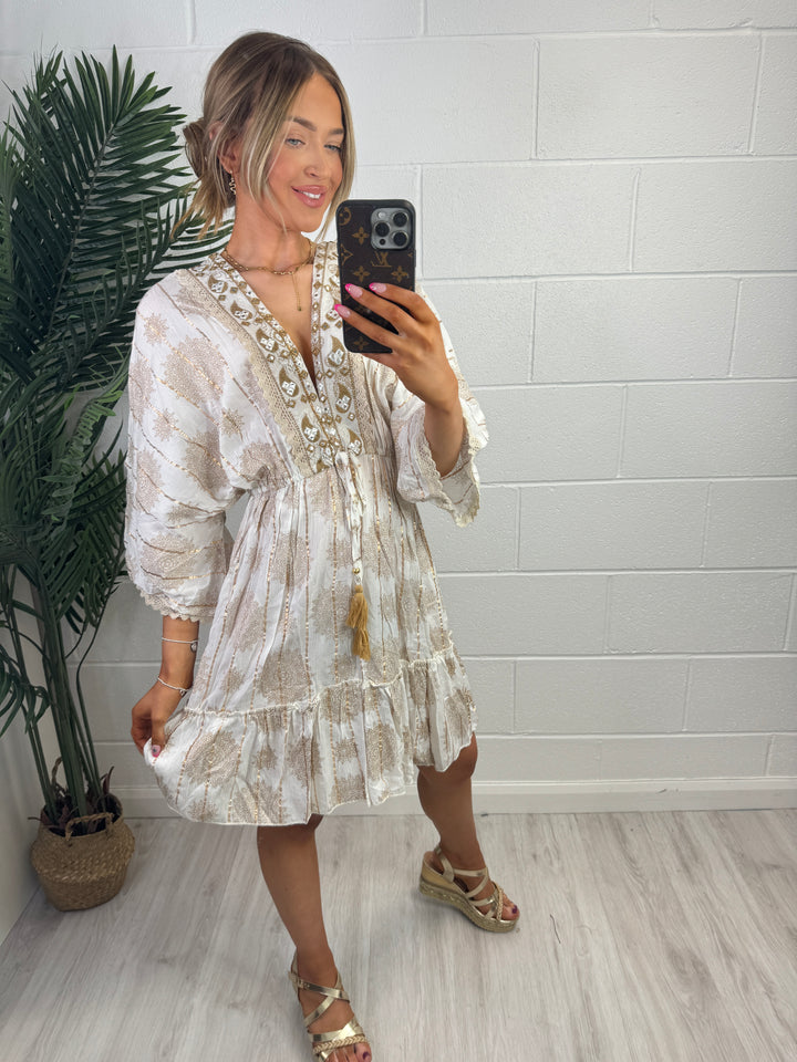 Morocco Dress - Beige