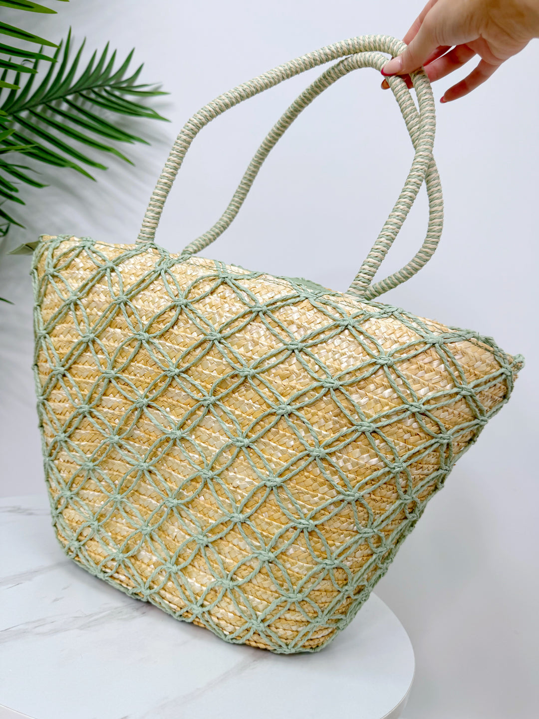 Woven Bag - Sage