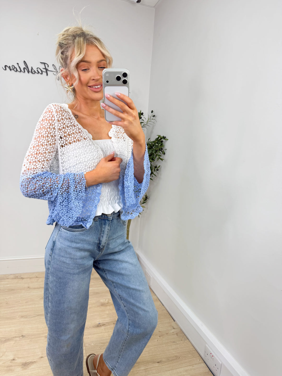 Tabitha Tiedye Mesh Cardigan