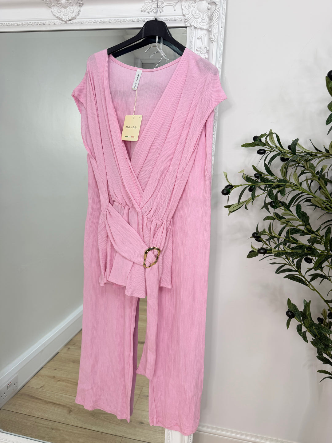 Wrap Co-Ord - Baby Pink
