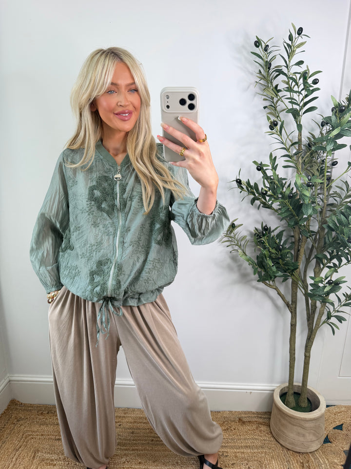 Lindy Bomber - Khaki
