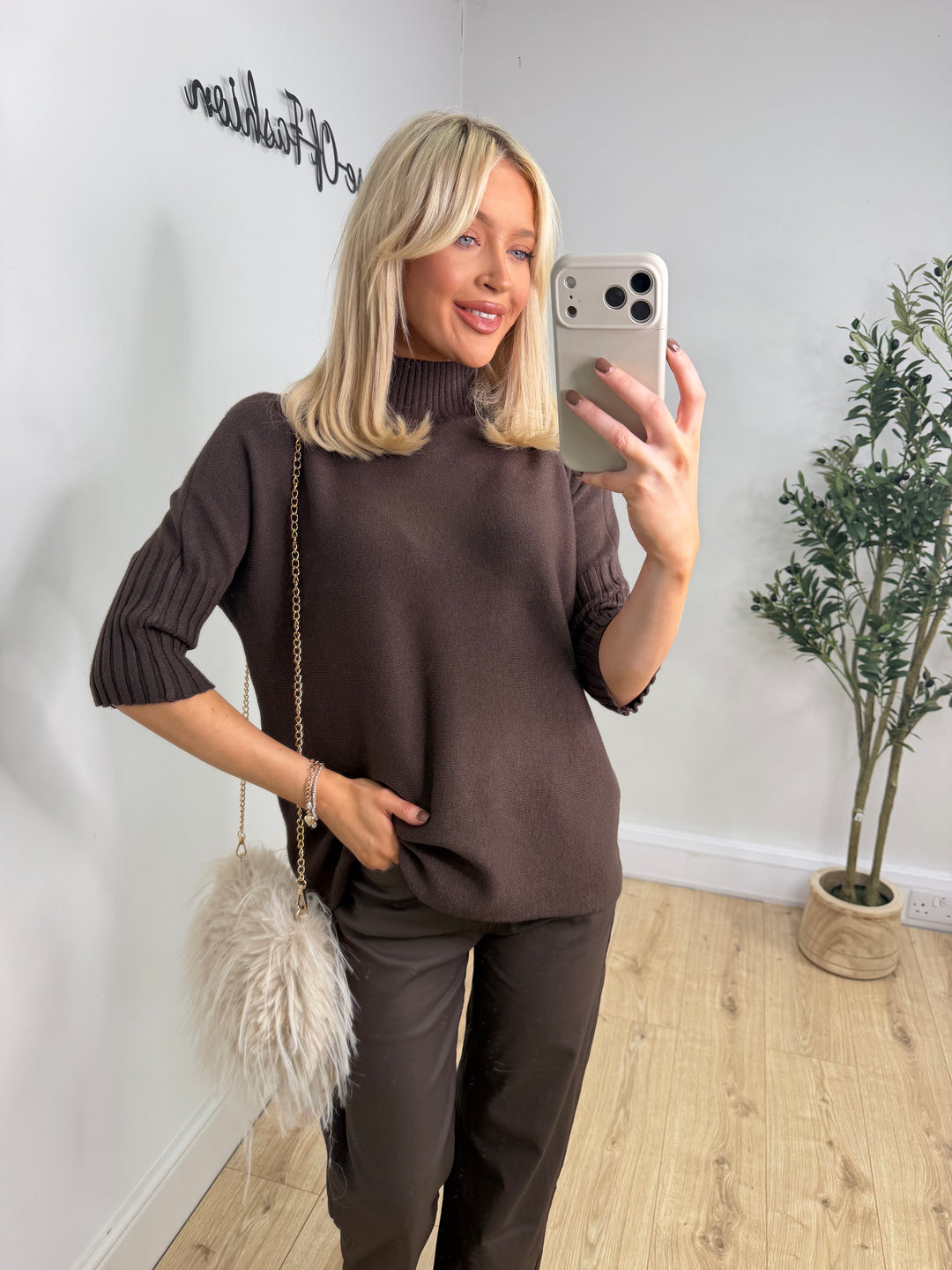 Thea Knit - Chocolate