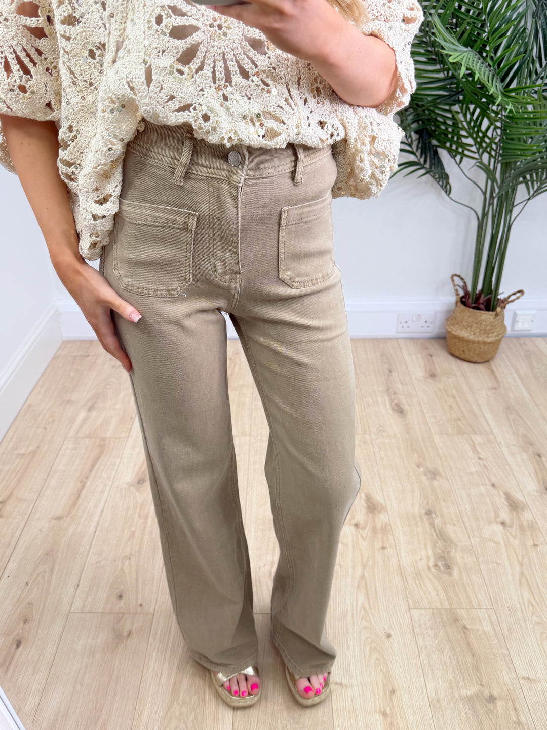 Pocket Jean - Beige