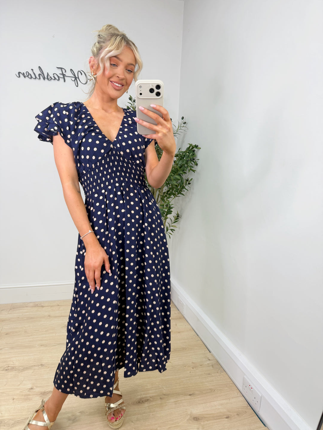 Serena Polka Dot Dress