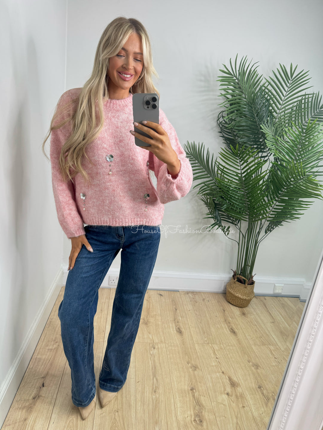 Petal Knit - Baby Pink