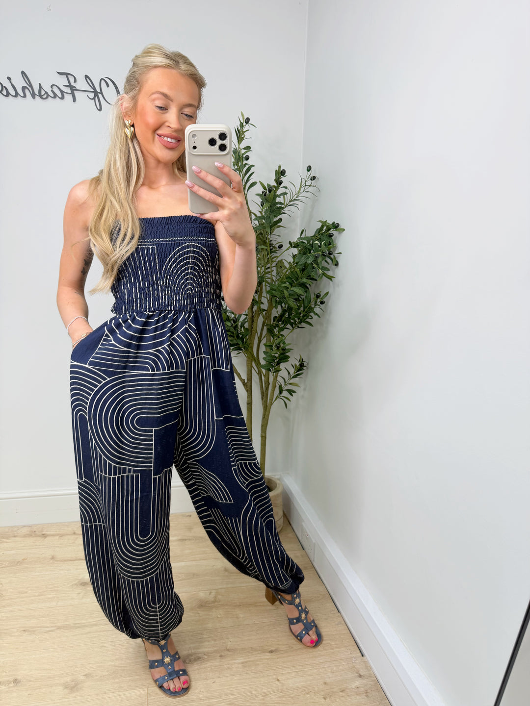 Vicki Jumpsuit - Navy