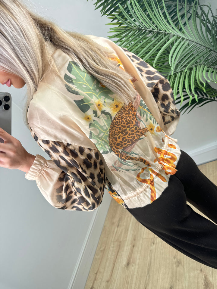 Jungle Bomber Jacket - Cream