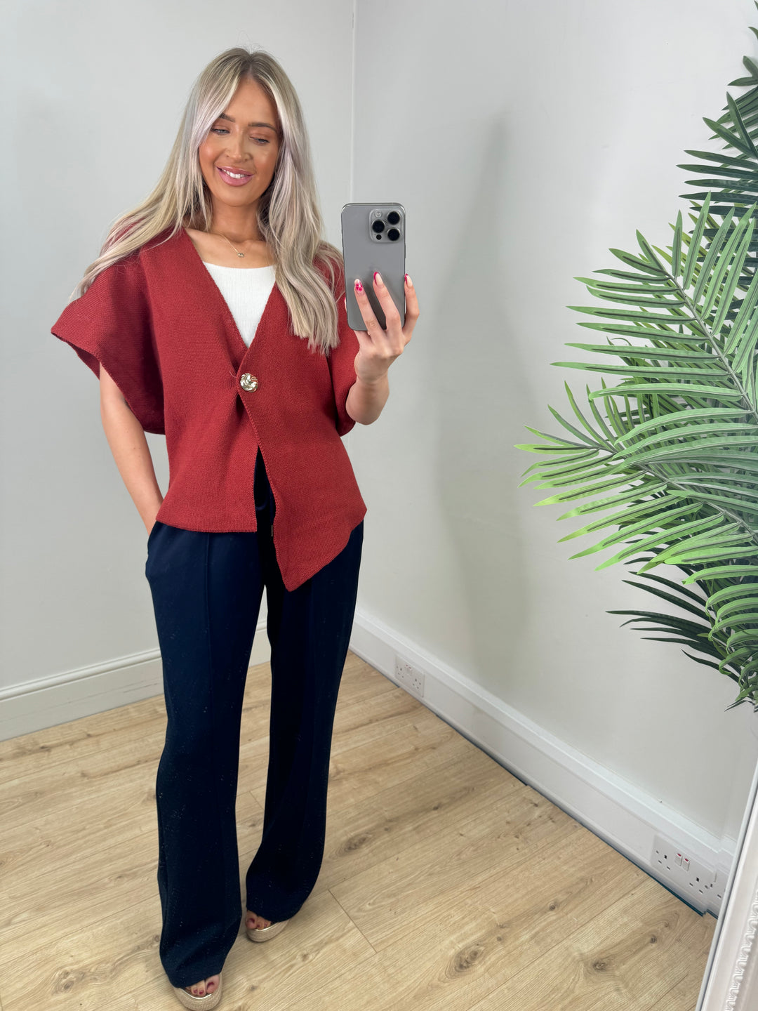 Grace Asymetric Top - Rust
