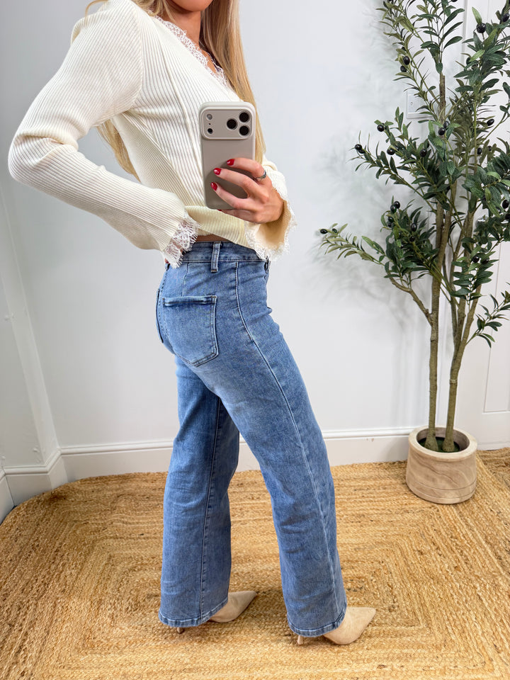 Seam Jeans - Midwash