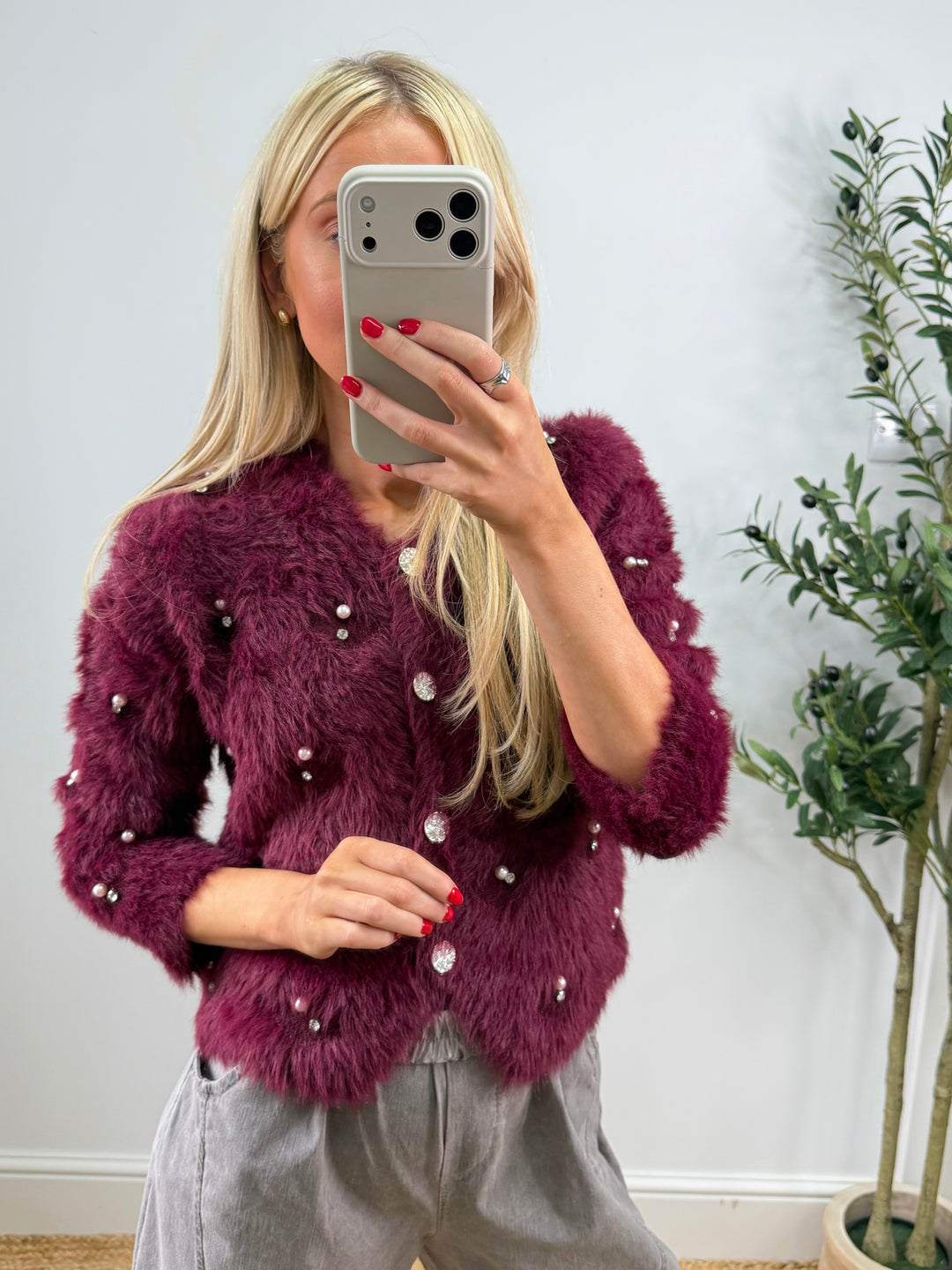 Skye Knit - Wine