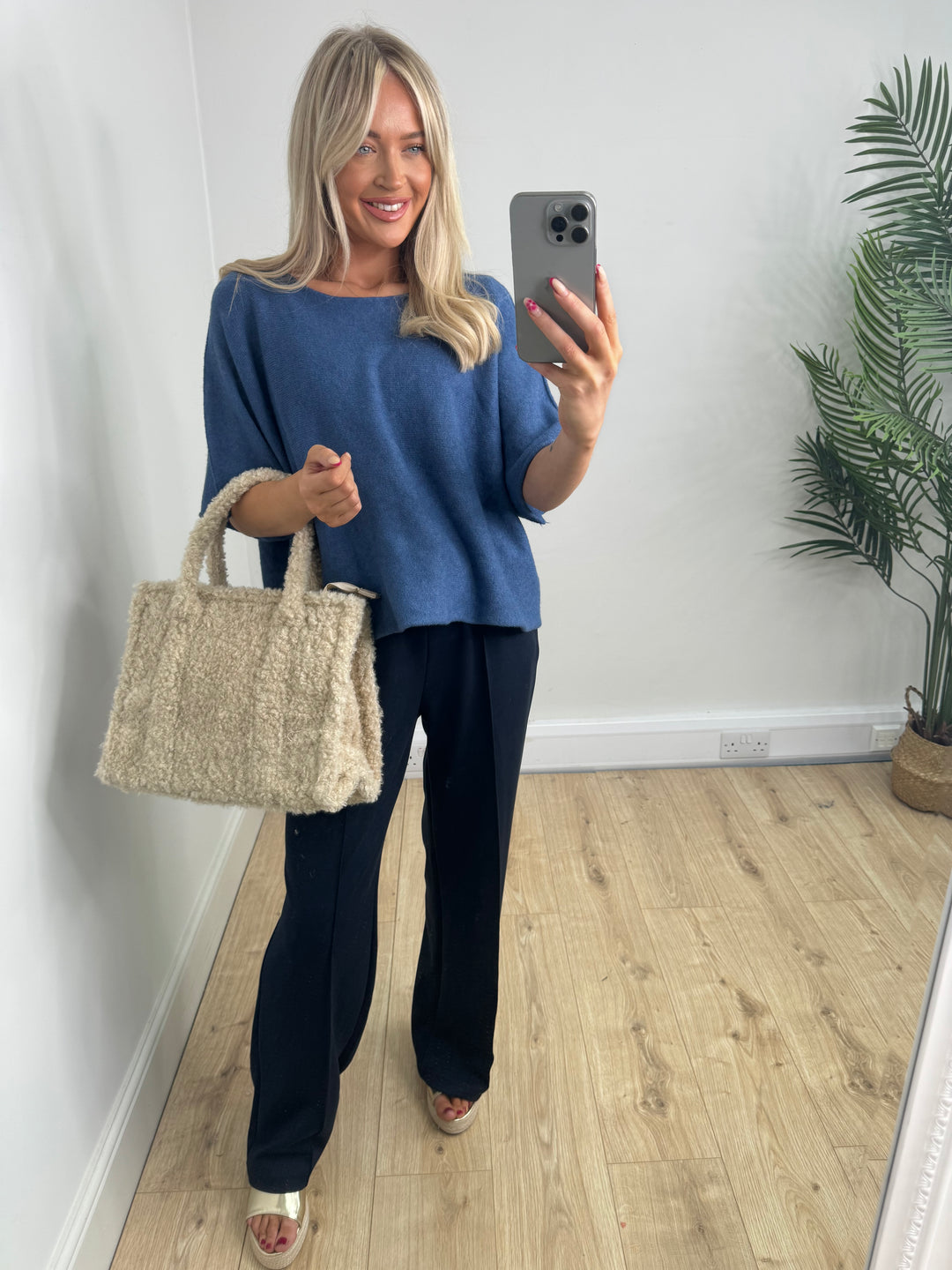 Kennedy Knit -  Denim Blue