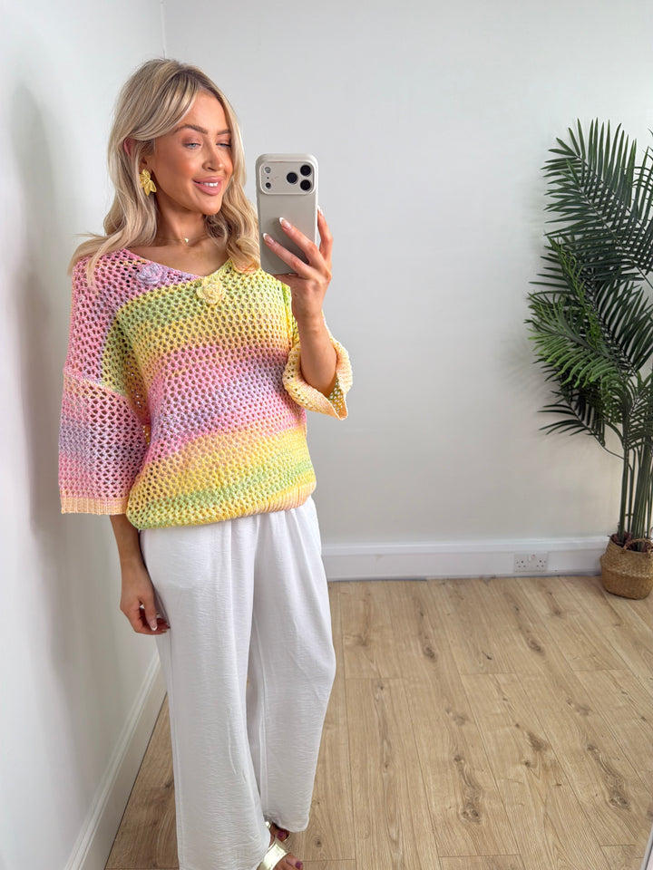 Celeste Rose Knit - Multi