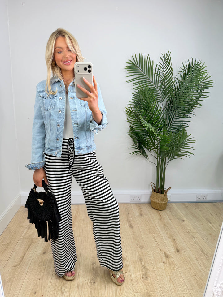 Mottie Trousers - Black & White