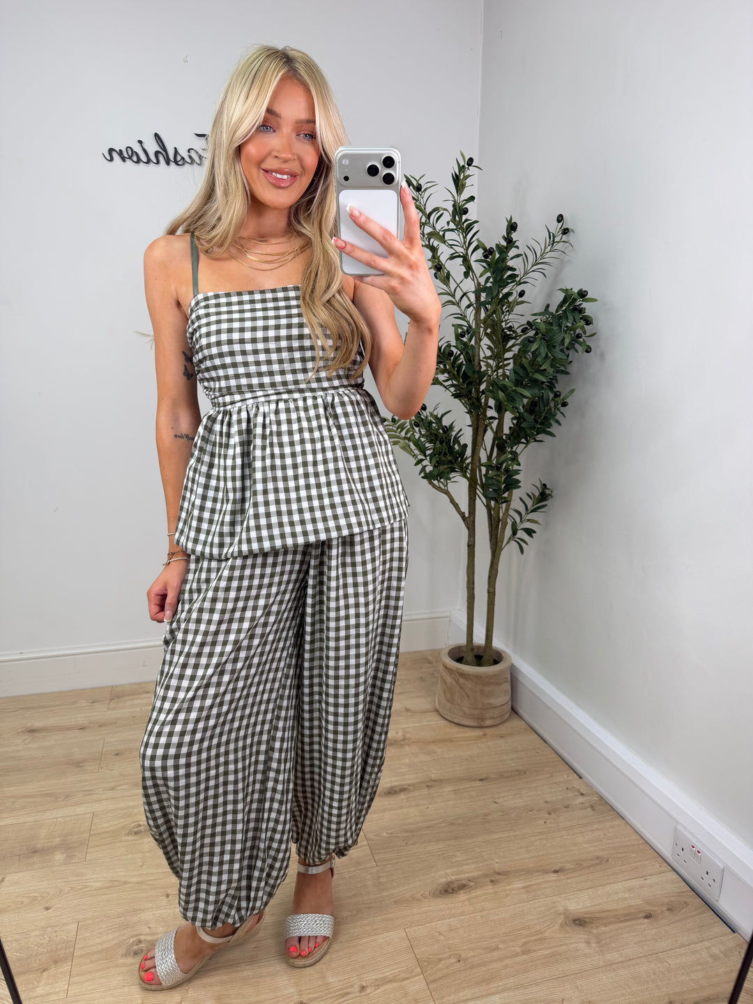 Valencia Co-Ord - Khaki