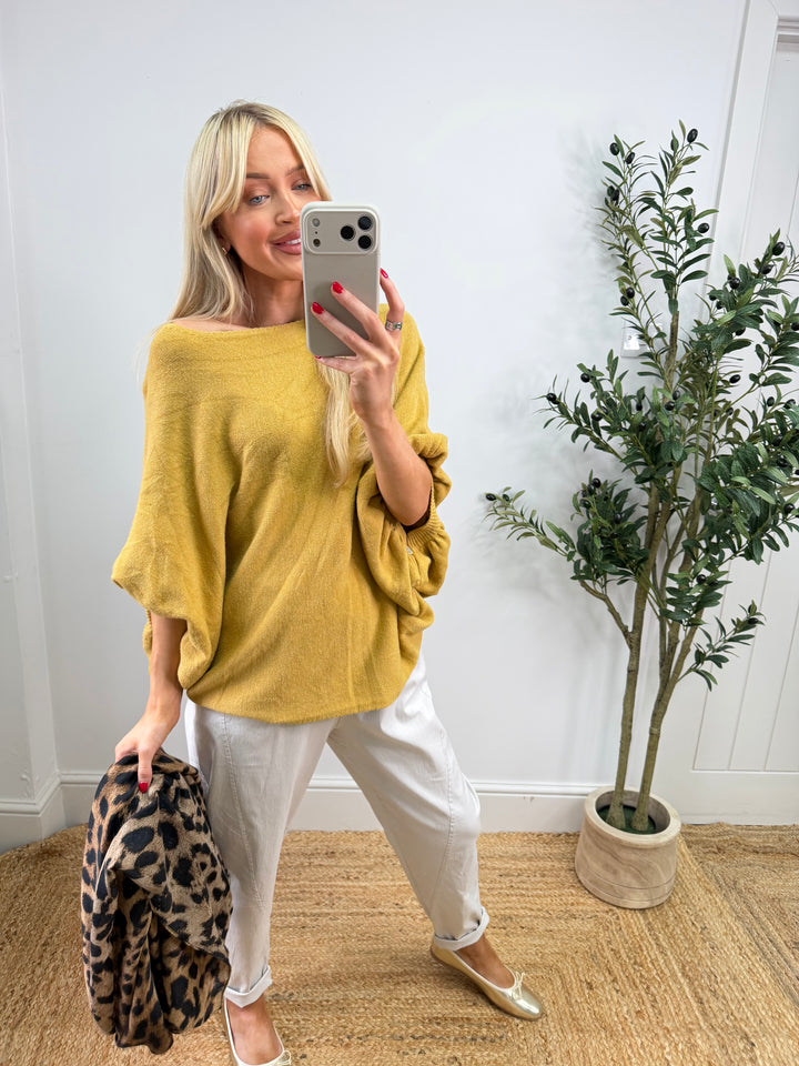 Kelly Knit - Pale Mustard