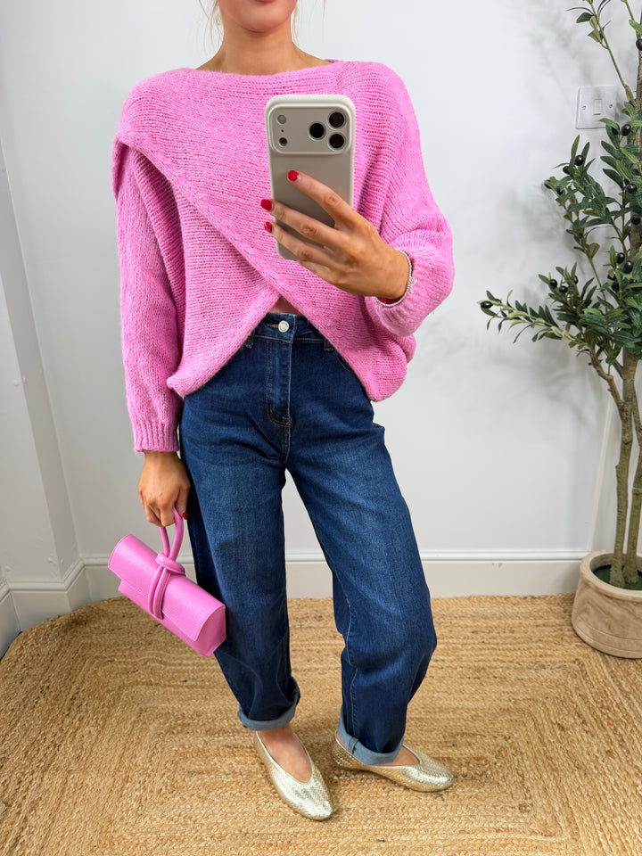 Indigo Barrel Jeans