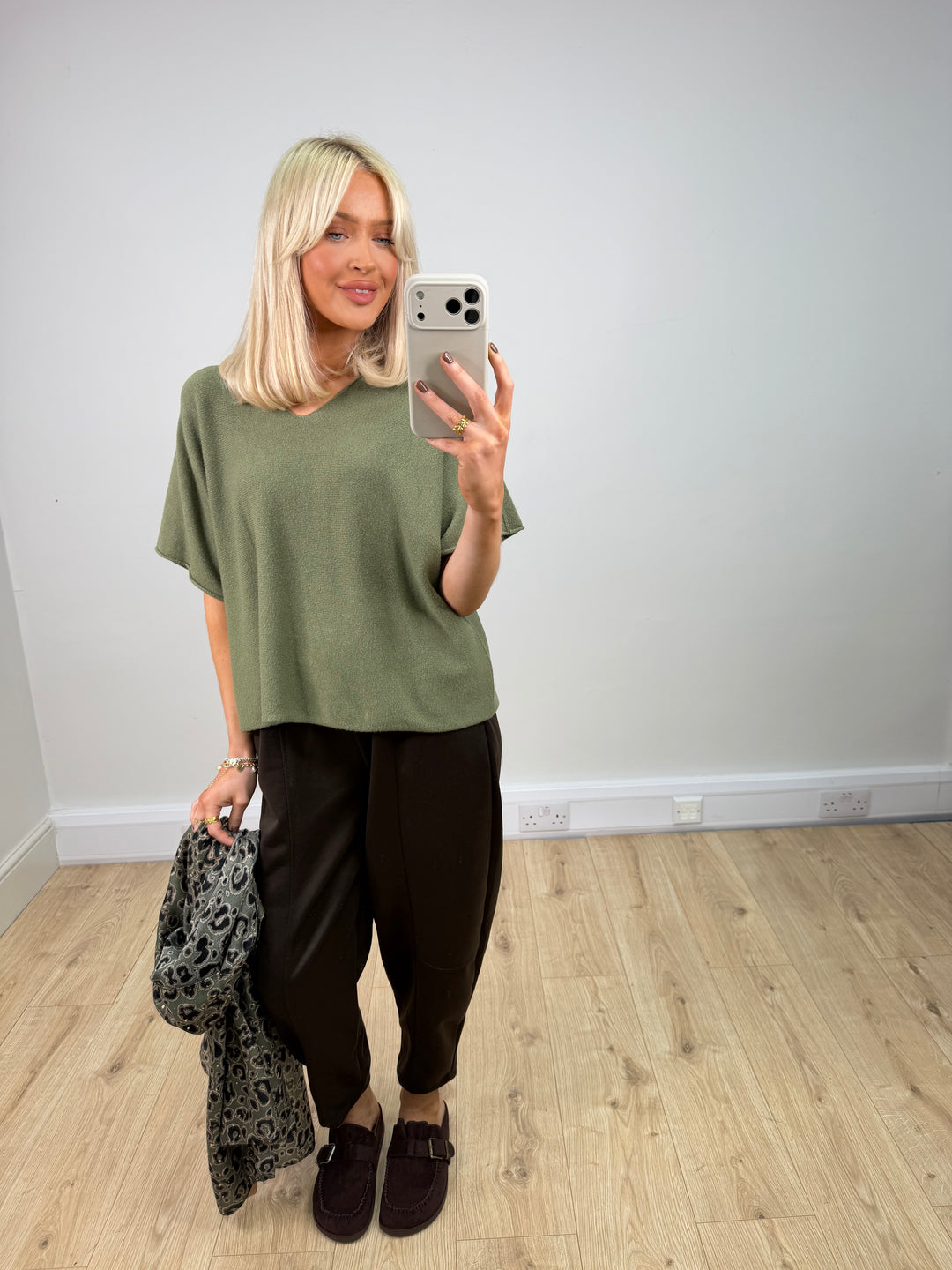 Kembra Knit - Olive Green
