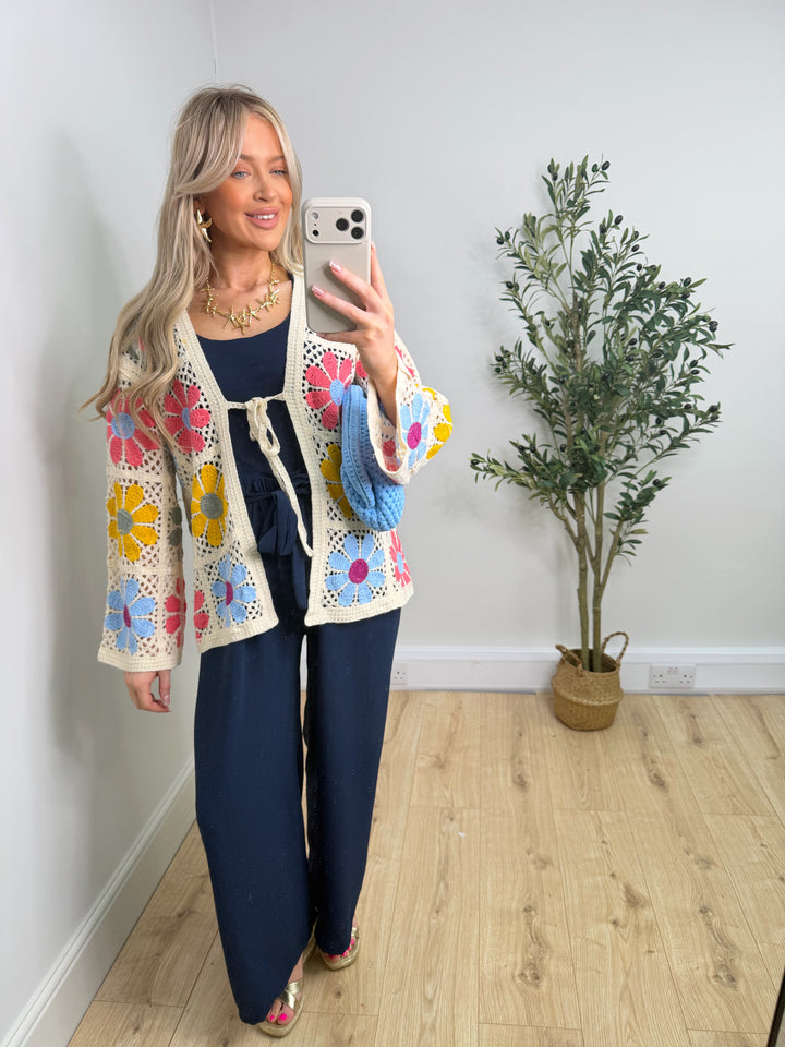 Tiffany Floral Crochet Top