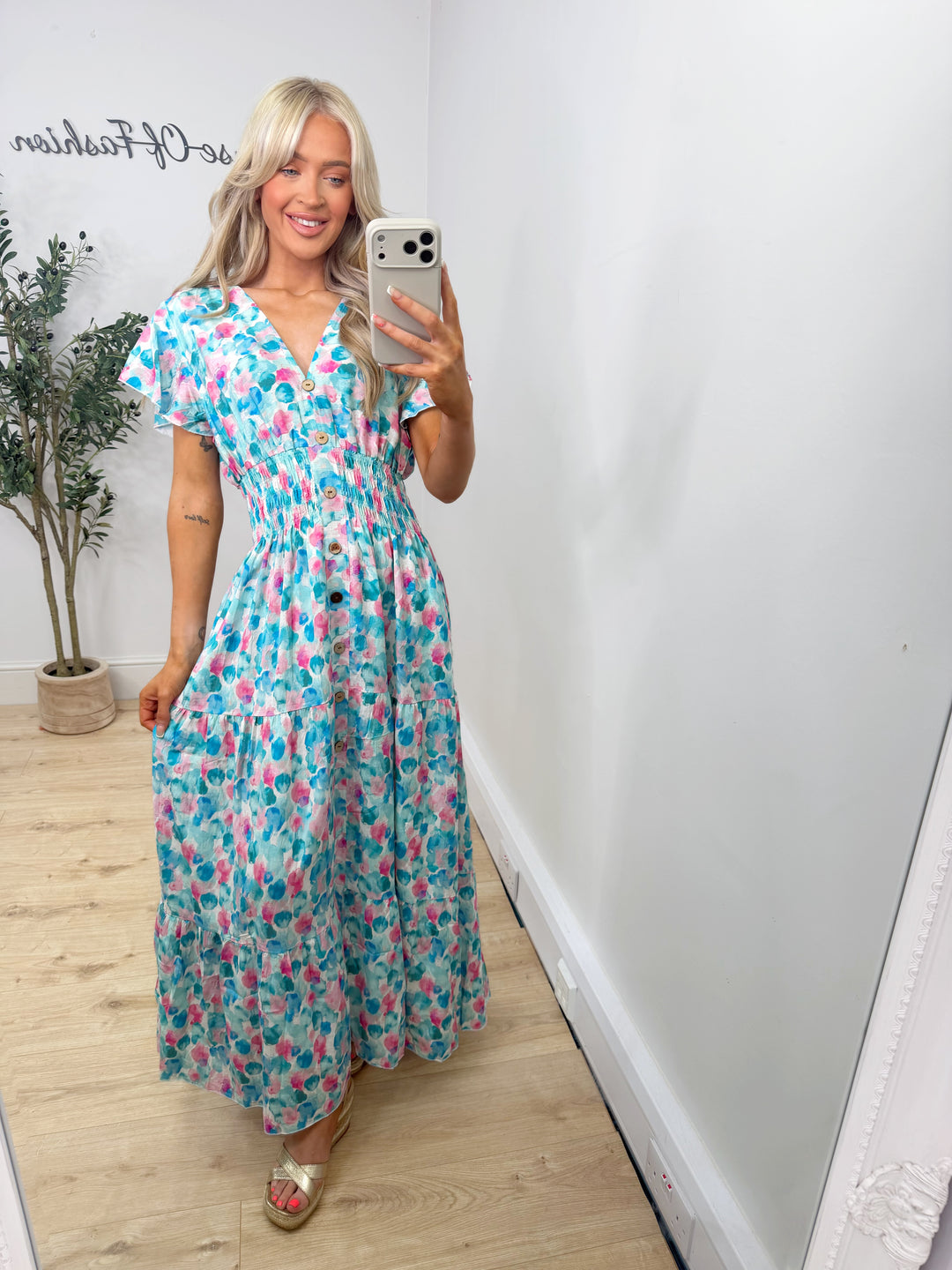 Blossom Dress - Blue