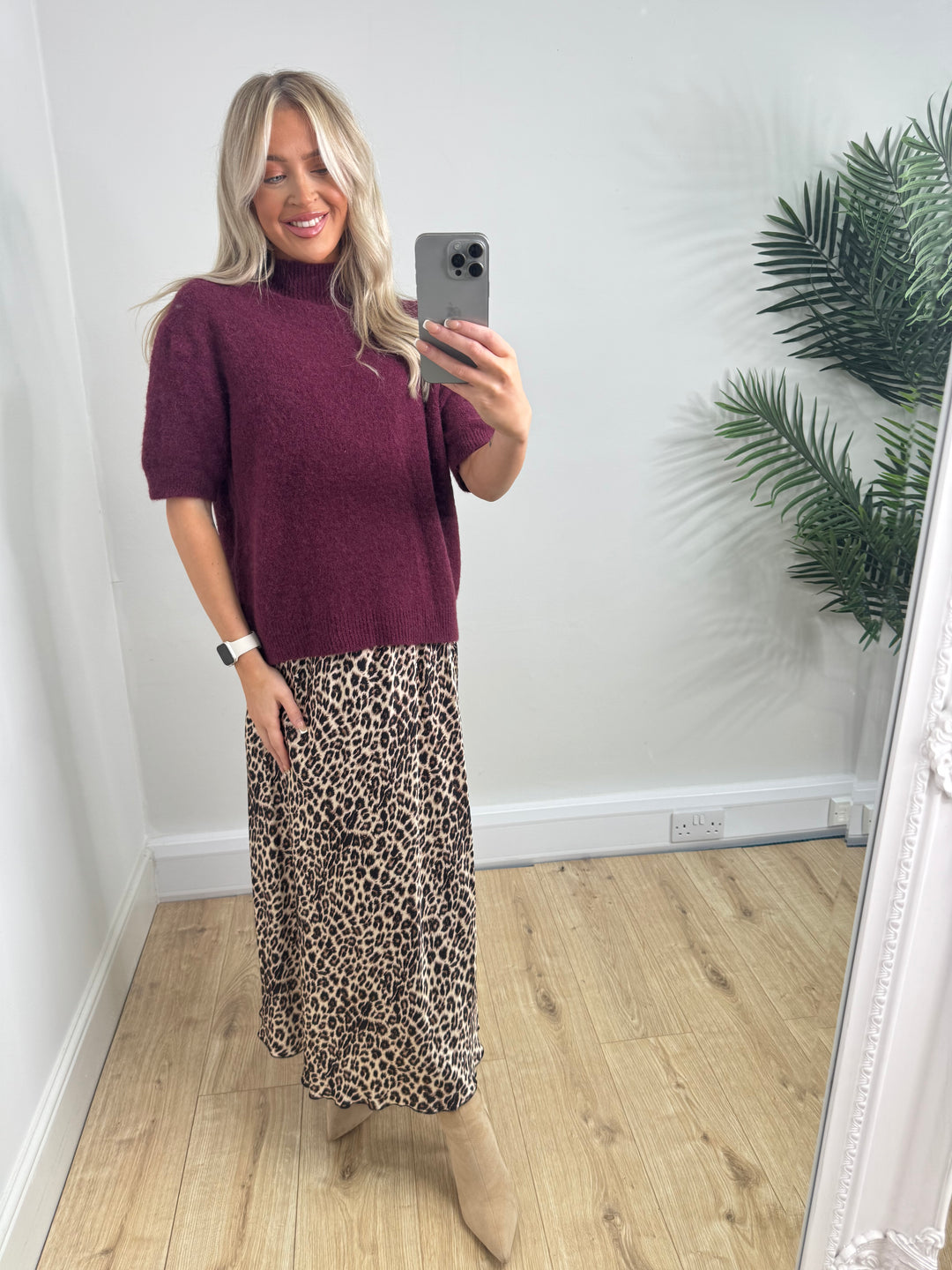 Poppie Soft Knit - Burgundy