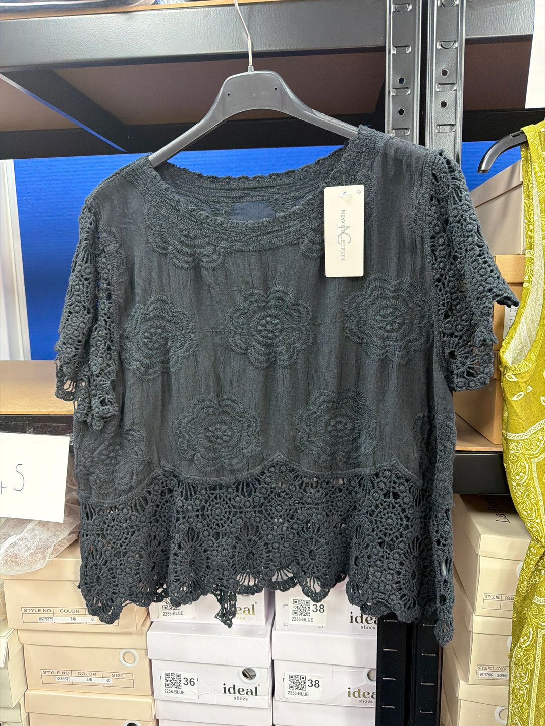 Crochet Top - Black